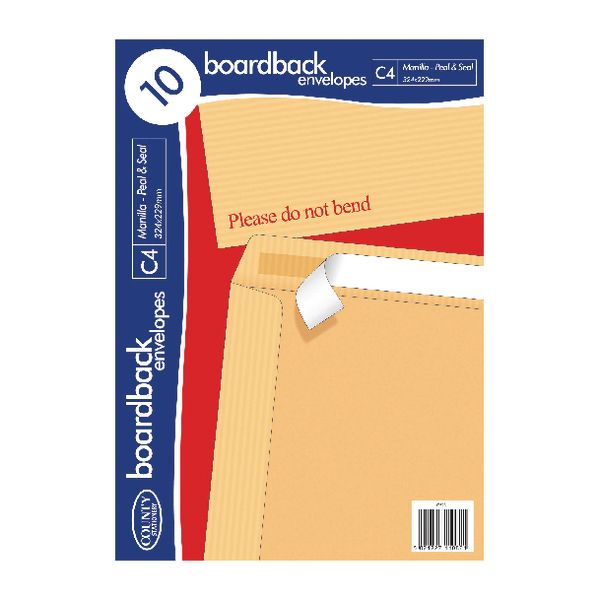 C4 Manilla Envelopes 10 Pk10 image