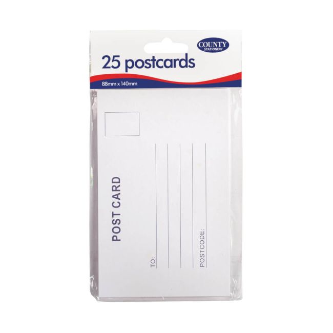 County Stationery White Postcards x25 (Pack of 12) C230 image 1