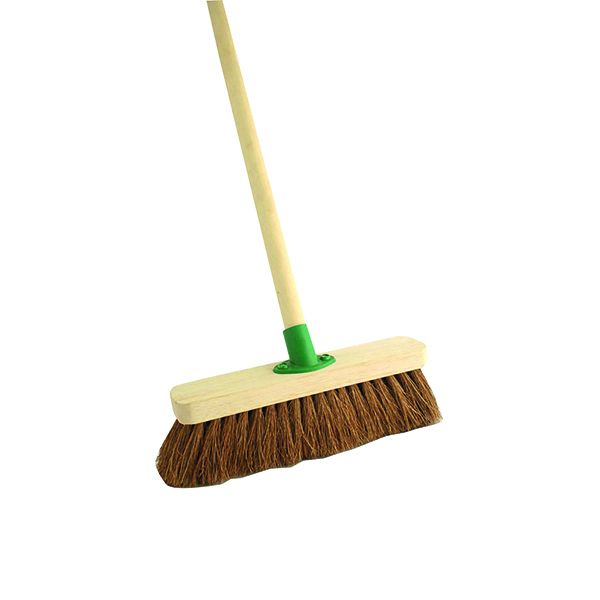 Coco Soft Broom With Handle 12In image
