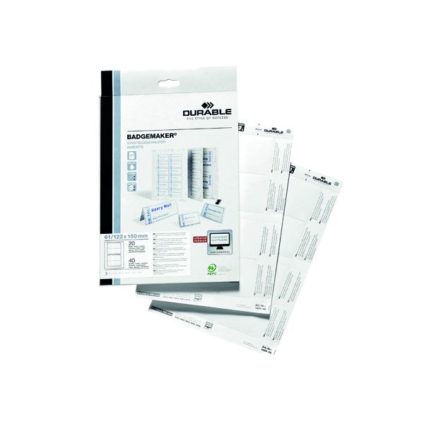 Durable Inserts For Tabl Name Holder image
