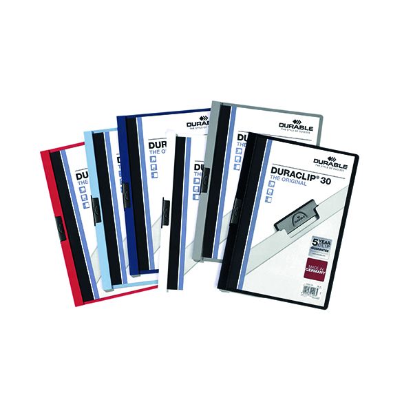 Durable Duraclip File A4 3Mm Asst image