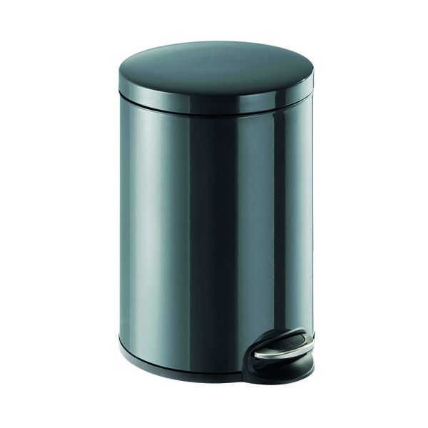 Durable Pedal Bin Metal Rnd 20L Cha image