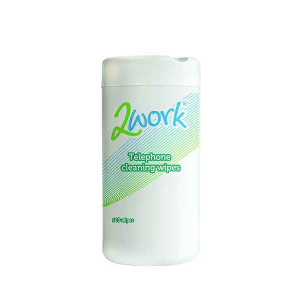 2Work Telephone Cleaning Wipes Tub image