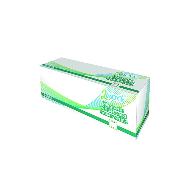 2Work Whiteboard Eraser Refill Pads image