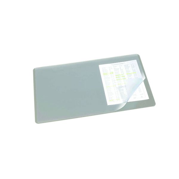 Durable Desk Mat Transparent Grey image
