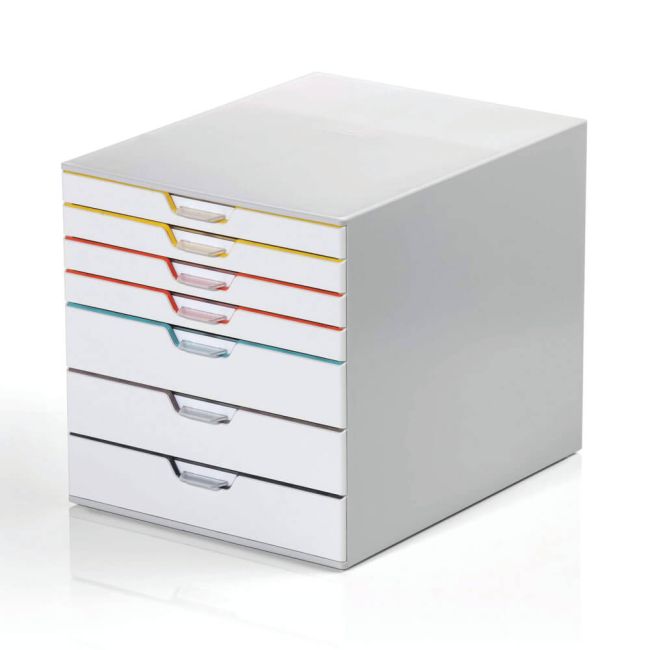 Durable Varicolor Mix 7 Drawer Desktop Organiser A4+ 762727 image 3