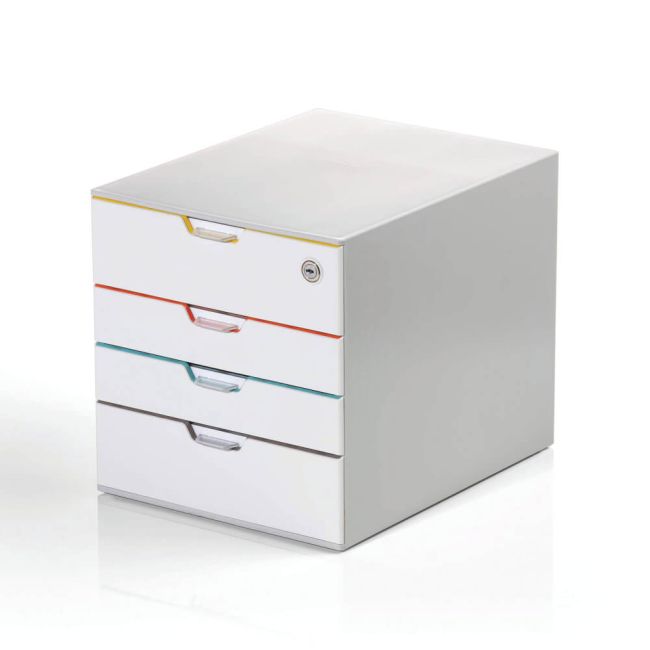 Durable Varicolor Mix Safe 4 Drawer Storage Organiser A4+ 762627 image 3