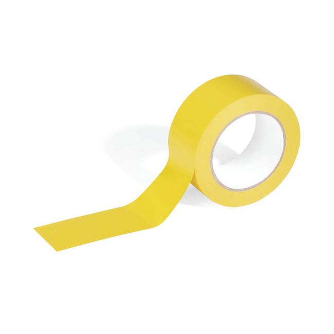 Durable Duraline Floor Marking Tape 50mm x 33m Yellow 104404 image 1