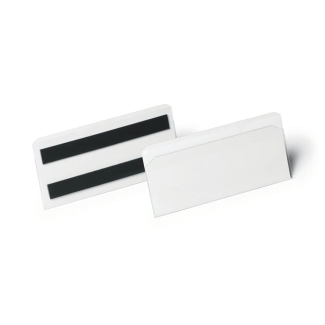 Durable Magnetic Document Pocket Hard Cover 150x67mm (Pack of 10) 119619 image 1