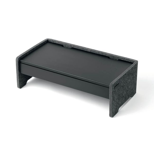 Durable Felt Lined Drawer For Monitor Stand EFFECT Black 508201 image 1