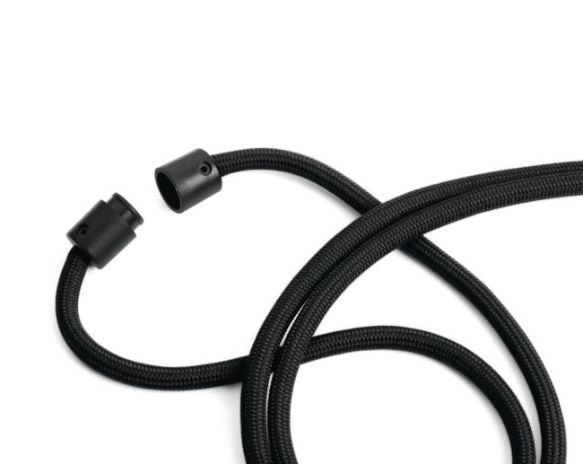Durable Recycled Fabric Lanyard Black (Pack of 10) 824101 image 3