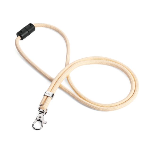 Durable Recycled Fabric Lanyard Beige (Pack of 10) 824116 image 1
