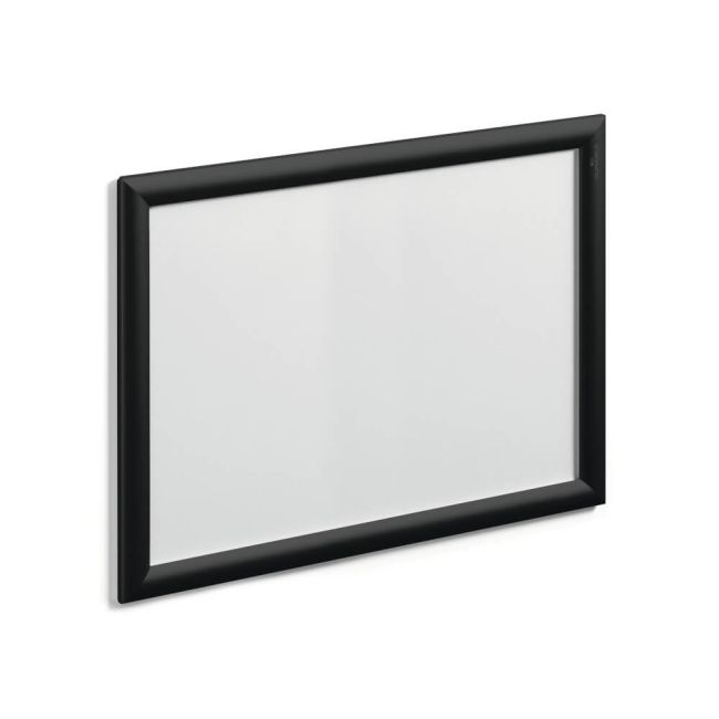 Durable Aluminium Snap Frame Notice Holder A3 Black 479701 image 2