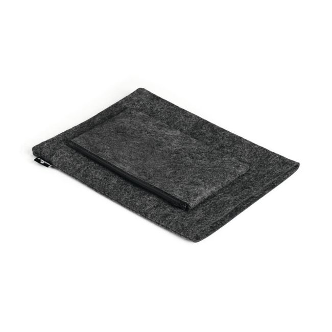 Durable Recycled Felt Protective Laptop Sleeve 13 Inch with Accessory Bag 507058 image 4