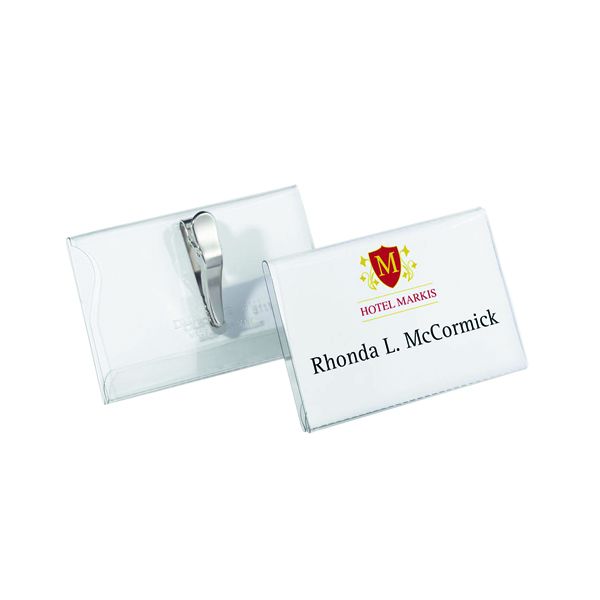 Durable Crocodile Name Badge 54X90mm image