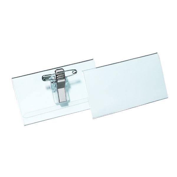Durable Name Badge 40x75mm Clip P50 image