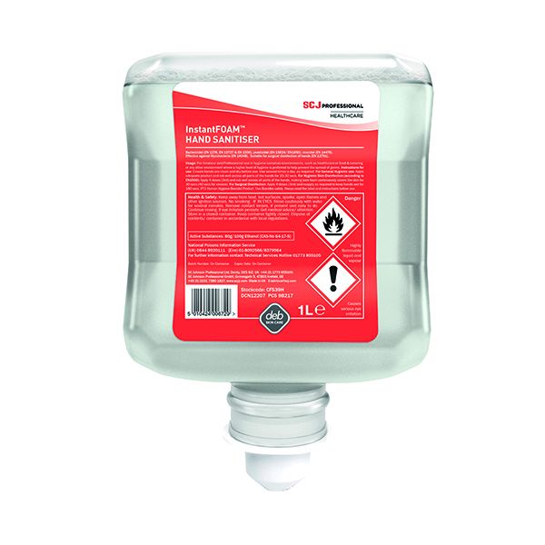 Deb Cutan Foam Sanitiser 1L Crt image