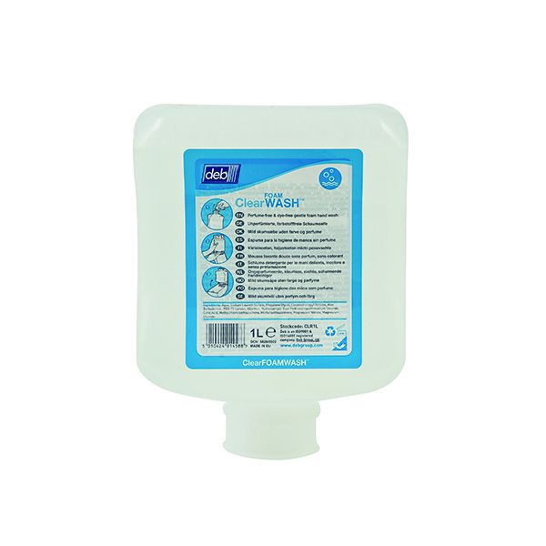 Refresh Clear Foam Wash 1L Clr1L Pk6 image
