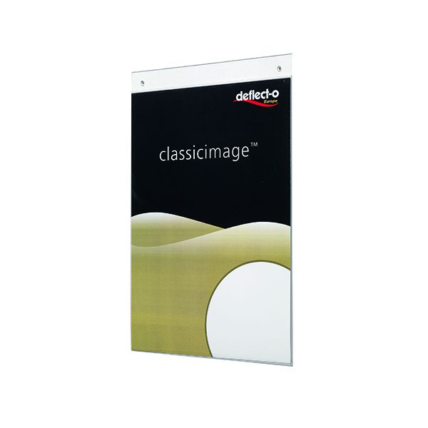 Deflecto A5 Portrait Wall Sign Hldr image