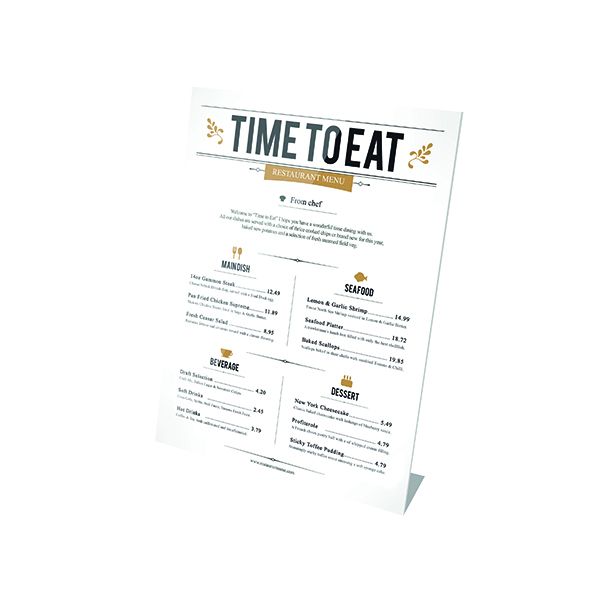 Announce Slanted Sign Holder A5 image