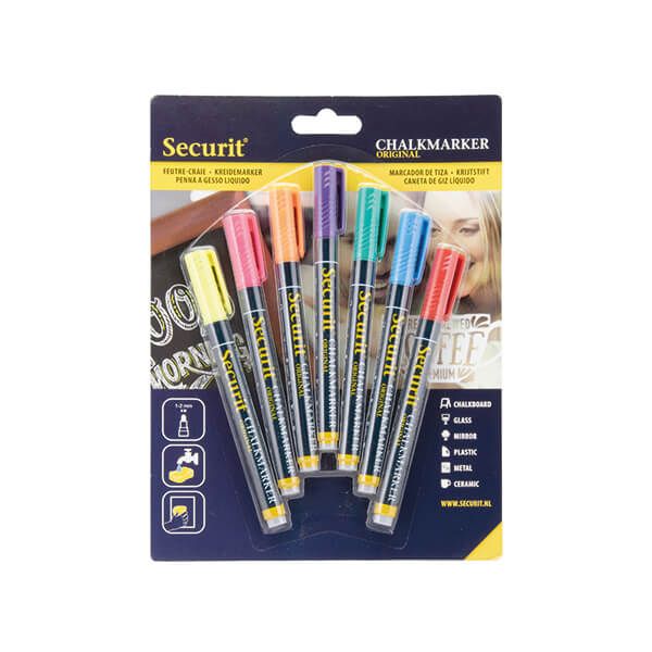 Securit Liquid Chalk Mkr Ast Pk7 image