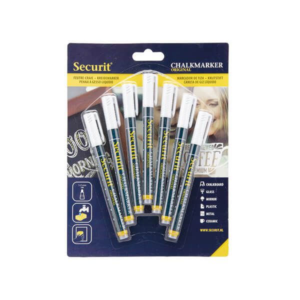 Securit Liquid Chalk Mkr White Pk7 image