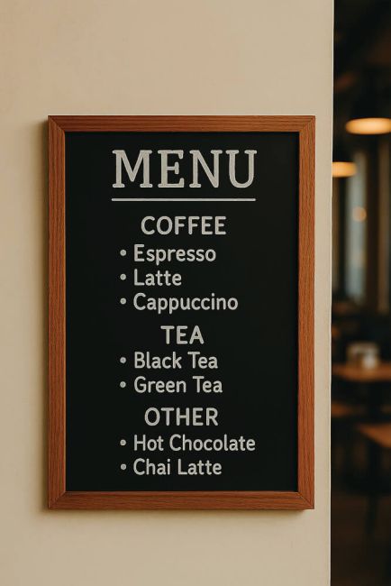 Deflecto Wall Mounted Chalkboard 300x400mm Teak WCB-30-40-TE image 4