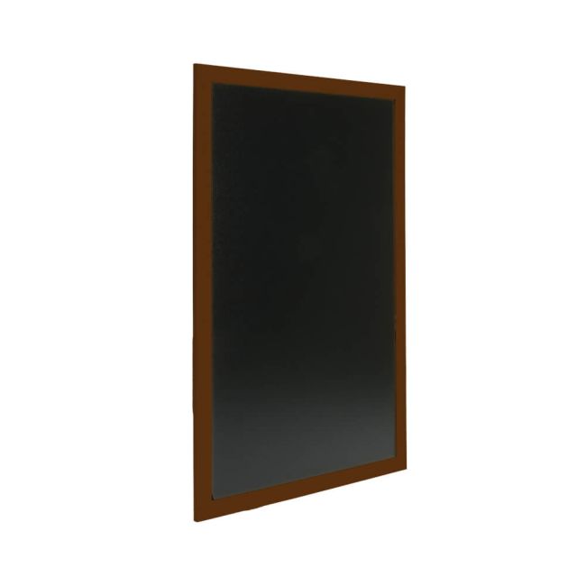 Deflecto Wall Mounted Chalkboard 400x600mm Teak WCB-40-60-TE image 3