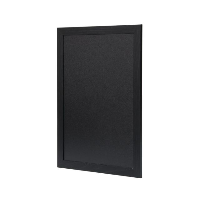 Deflecto Wall Mounted Chalkboard 300x400mm Black WCB-30-40-BLK image 4