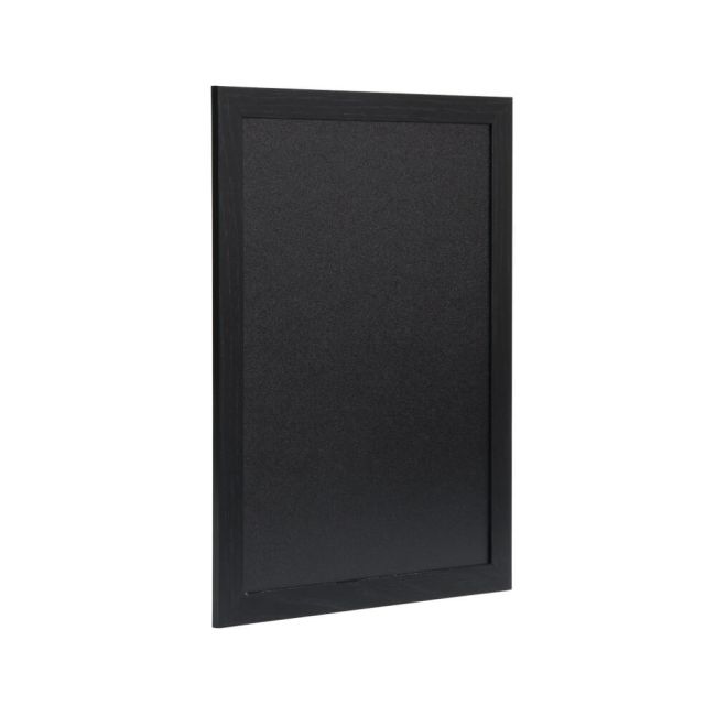 Deflecto Wall Mounted Chalkboard 400x600mm Black WCB-40-60-BLK image 3