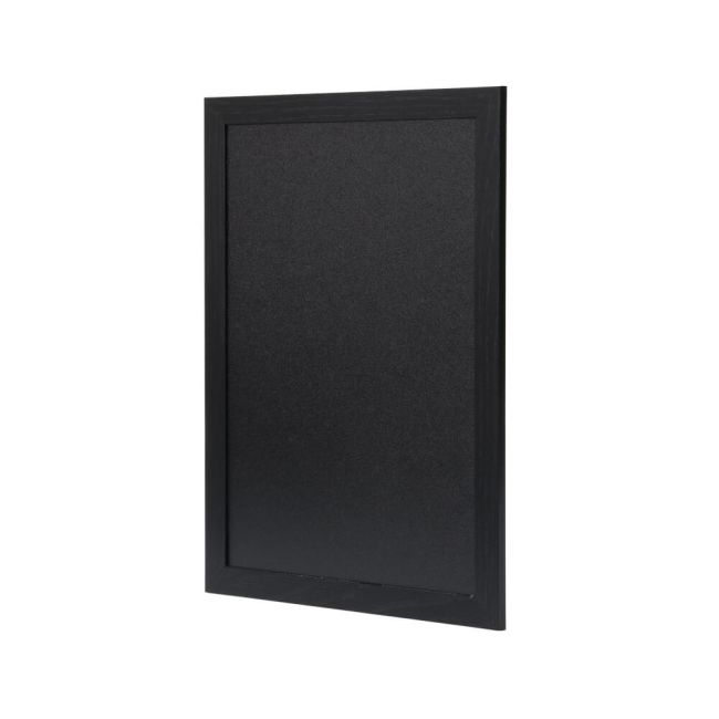 Deflecto Wall Mounted Chalkboard 400x600mm Black WCB-40-60-BLK image 4
