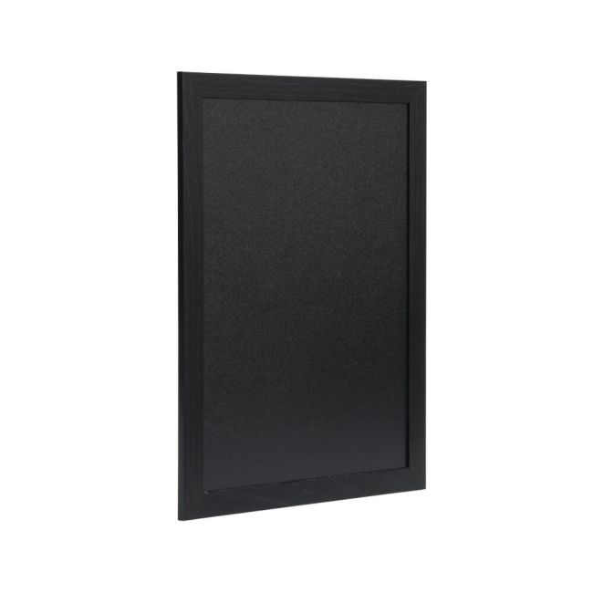 Deflecto Wall Mounted Chalkboard 600x800mm Black WCB-60-80-BLK image 3