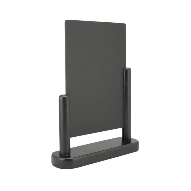 Deflecto Double Sided Small Countertop Chalkboard Information Display Black TCB-SM-BLK image 4
