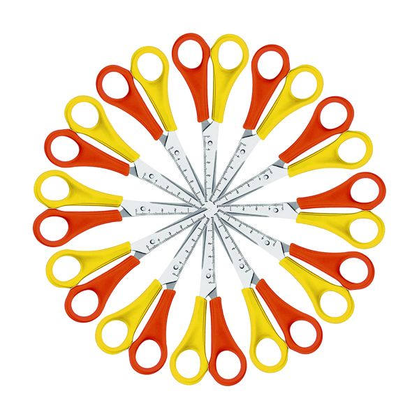 Westcott Kids Scissors 13cm Grn/Ylw image