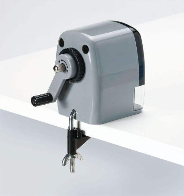 Dahle Desktop Pencil Sharpener with Clamp Grey/Black 00133-21281 image 3