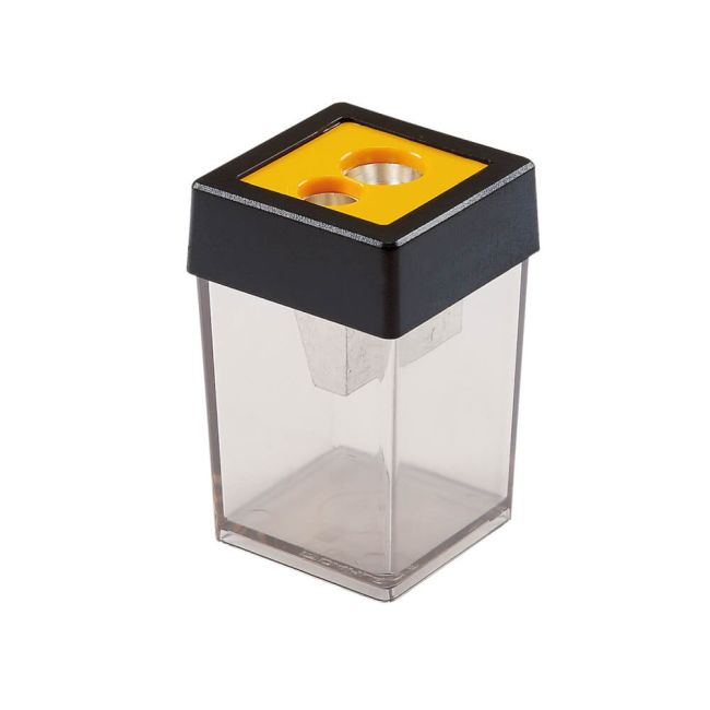 Dahle Twin Hole Canister Pencil Sharpener (Pack of 10) 53465-21363 image 1