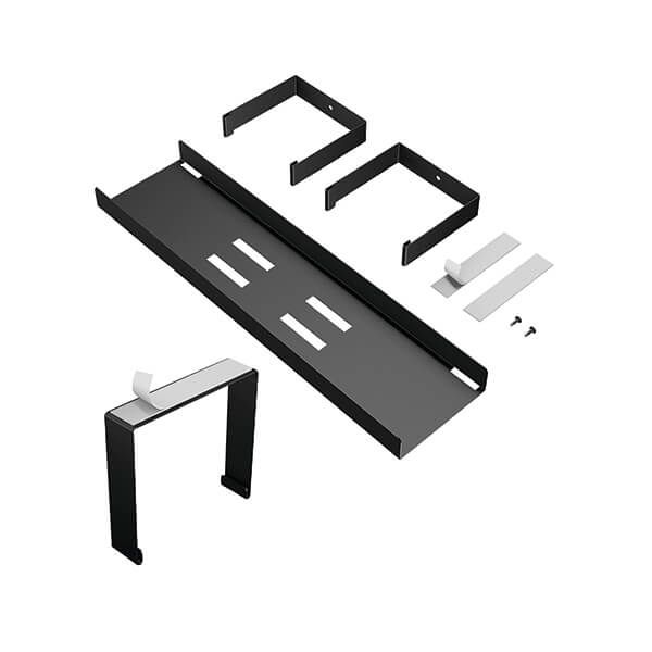 D-Line Desk Cable Tray Steel Black image