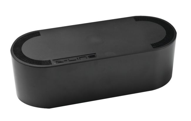 D-Line Cable Tidy Unit 420x160x135mm Large Black EU/CTULGEB/SW image 1