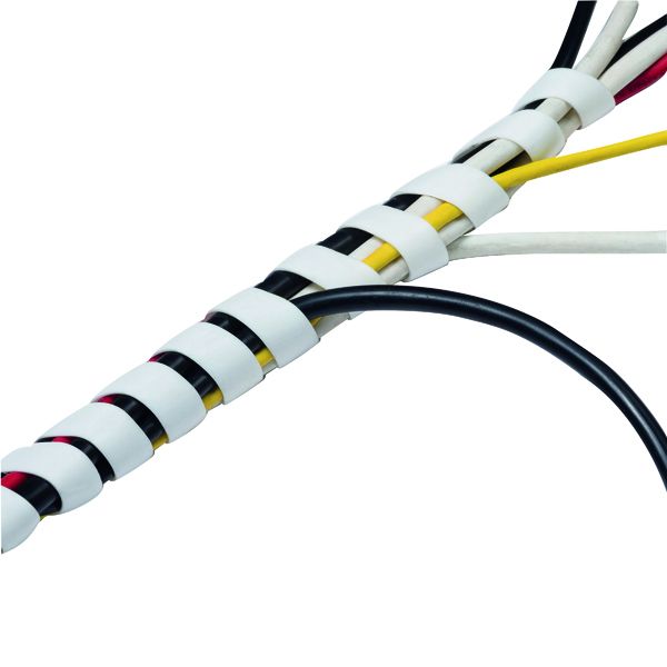 D-Line White Cable Tidy Wrap 2.5m image