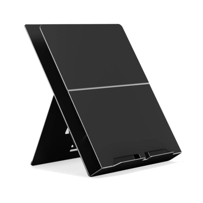 Etra Premium Ergonomic Laptop Stand with Pivotable Document Holder Black ST10711E-B image 1