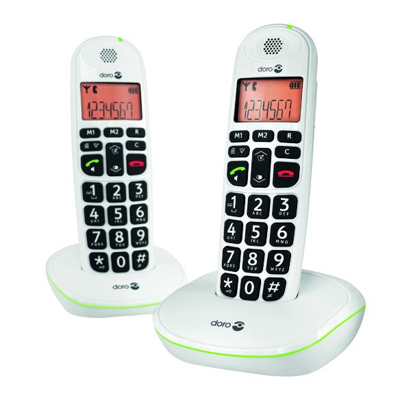 Doro Big Button Digi C/Less Twin Pk image