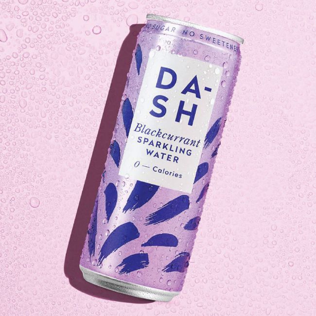 Dash Water Sparkling Water Blackcurrant 330ml Can (Pack of 12) DBL001 image 2