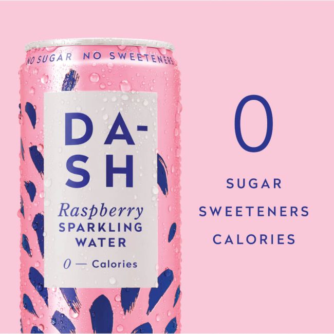 Dash Raspberry Dash Water Raspberry 330ml Can (Pack of 12) DBL005 | Printer Base