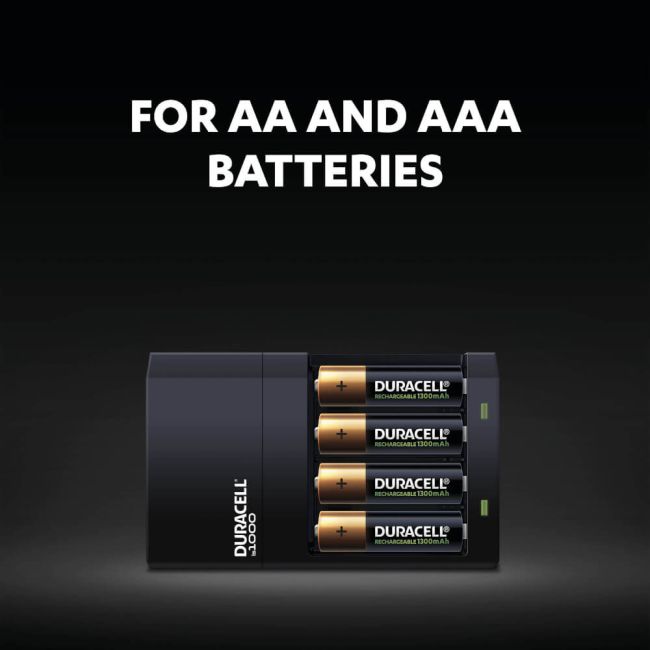 Duracell 4 Hour Battery Charger CEF14 with 2x AA/2x AAA Batteries 5004979 image 3