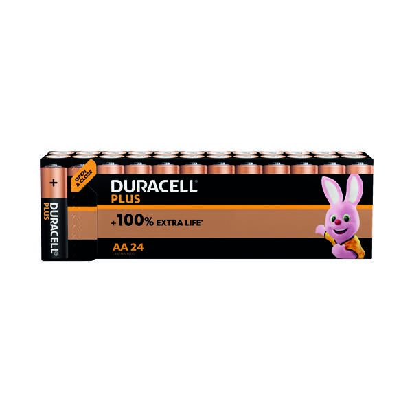 Duracell Plus AA Battery Pk24 image