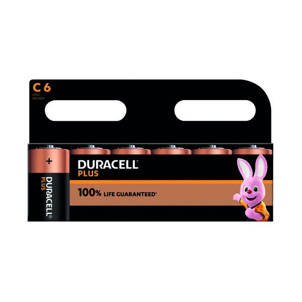Duracell Plus C Battery Pk6 image