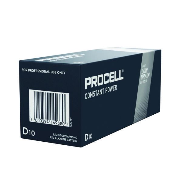 Duracell Procell Constant D Pk10 image