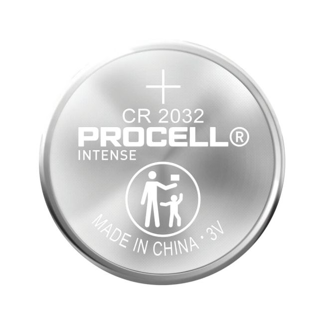Procell Intense CR2032 Lithium Coin Battery (Pack of 5) 5000394169241 image 2