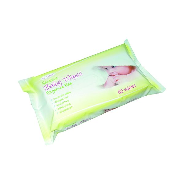 Ecoclenz Baby Wipes Fragrance Free image