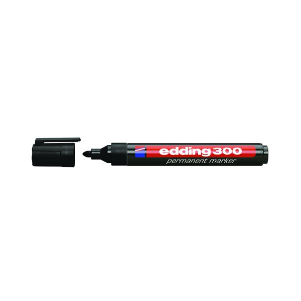 Edding Marker Bullet Black 300 image